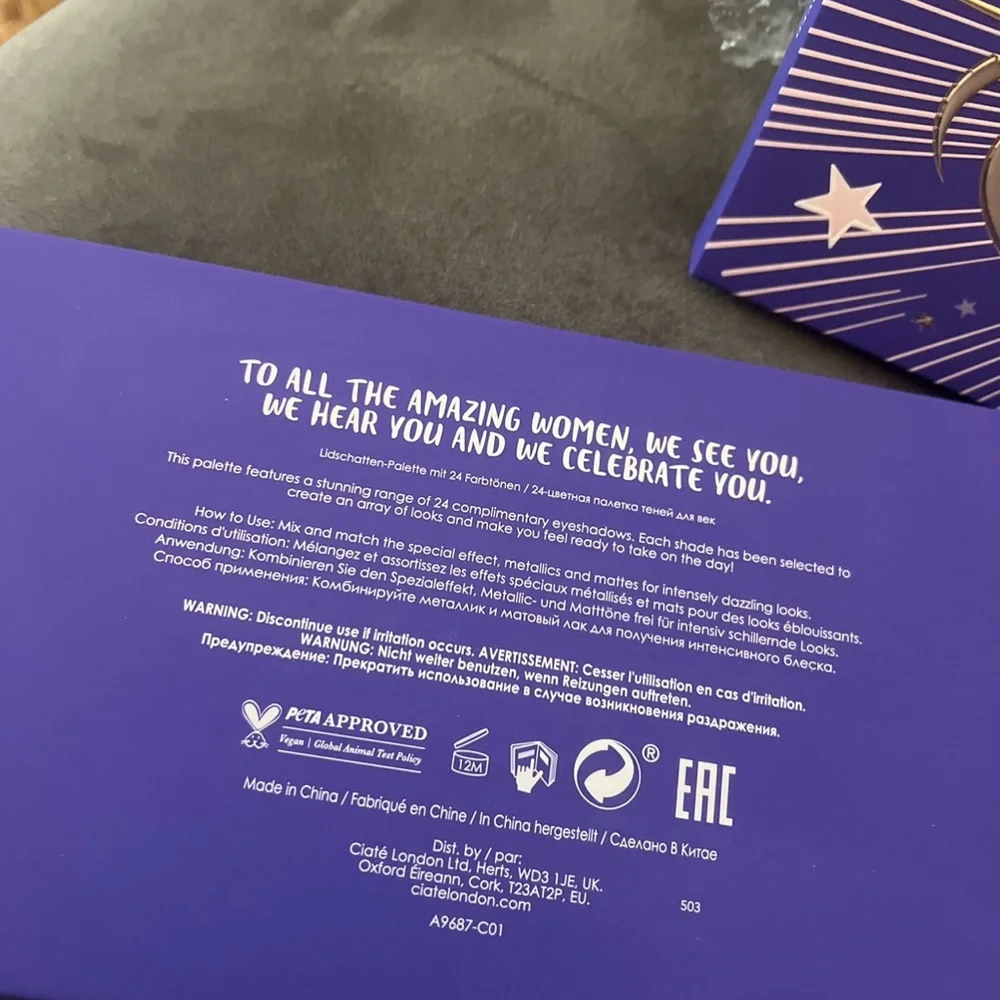 Ciaté London ‘I Am Woman’ 24 Shade Eyeshadow Palette Vol. 2